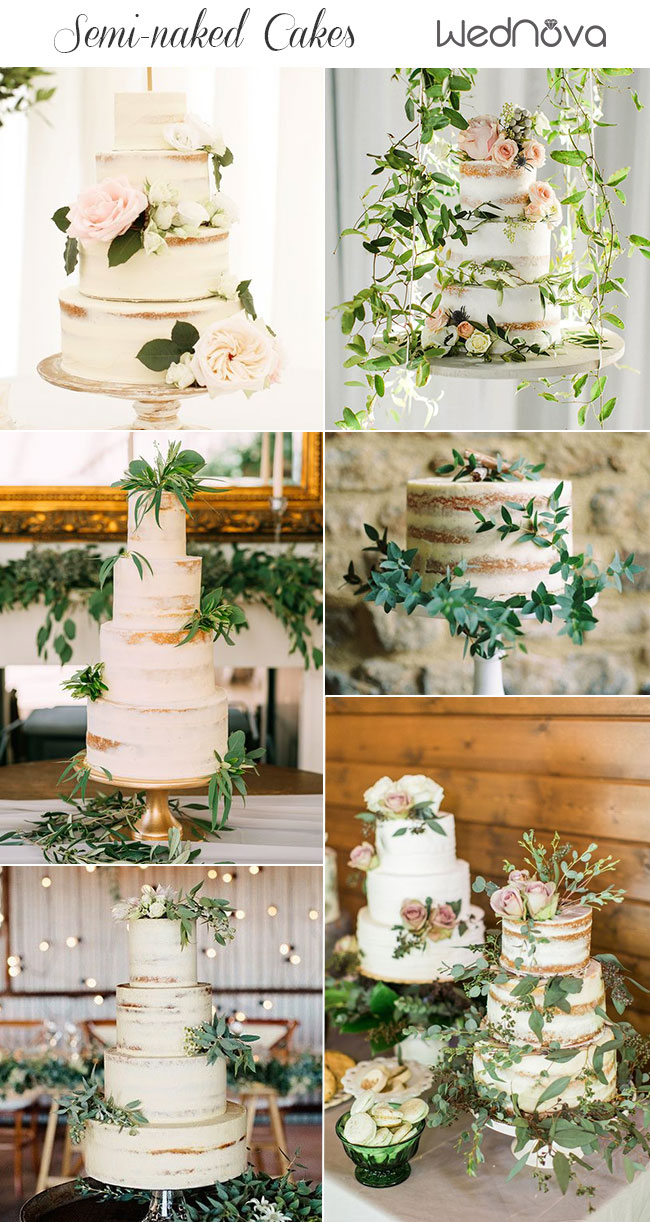 Trends For Half Dressed Wedding Cake Wedding Gallery