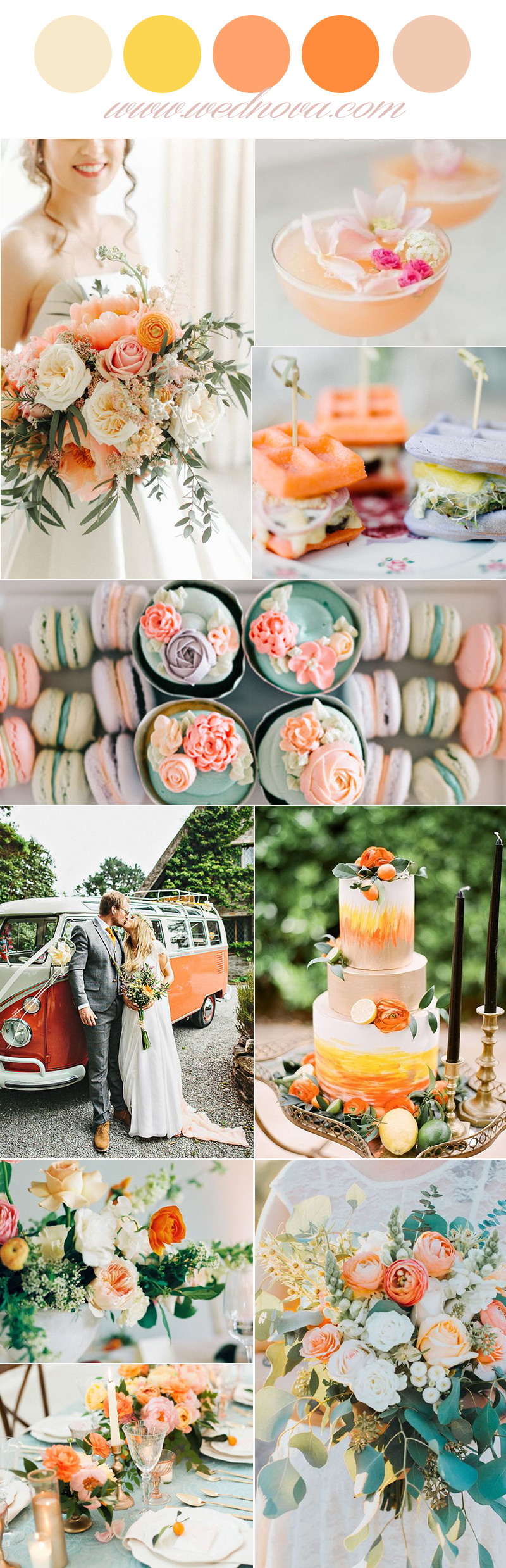 12 Wedding Color Palettes That Are Perfect for Spring - WedNova Blog