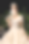 2021 New Gorgeous Deep V Neck Cap Sleeves Beads Decor Tulle Wedding Dress With Long Train