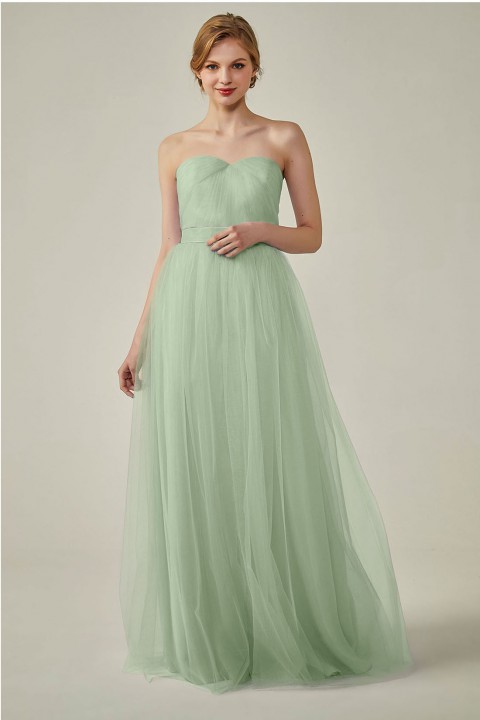 Tulle Sweetheart Convertible Multi-wear Bridesmaid Dress