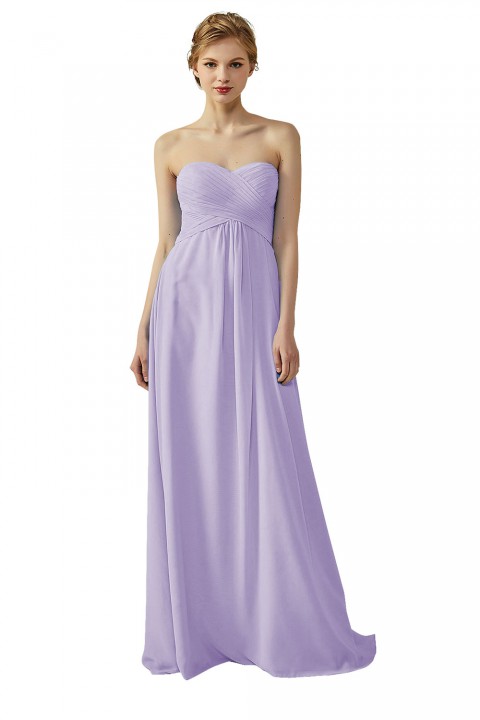 Classic Simple Sweet Heart Bridesmaid Dress