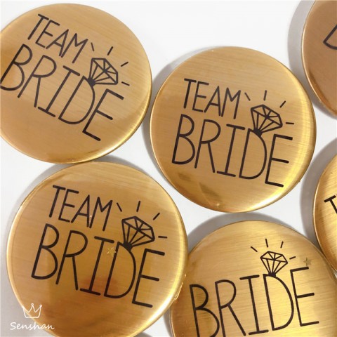 Team Bride & Bride to Be Bachelorette Party Badge