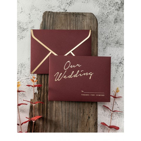 Floral Printed Customized Wedding Invitation