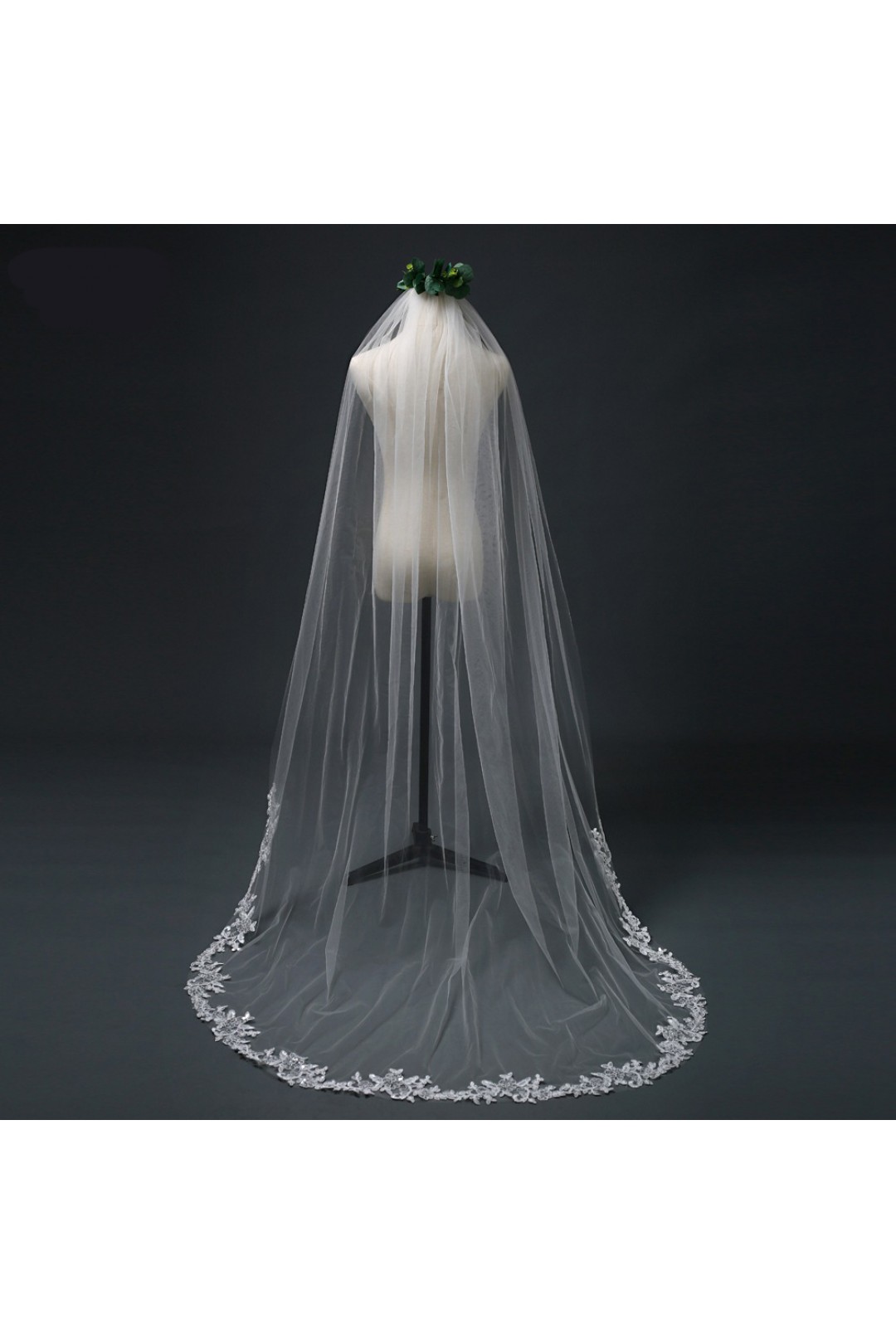 cathedral style veil