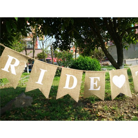 Bride to Be Bachelorette Party Linen Banner