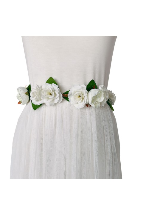 Artificial Flowers Leaf Bridal Belt