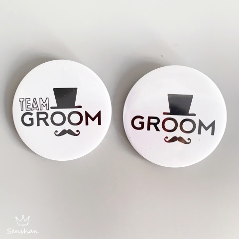Groom & Team Groom Bachelorette Party Badge