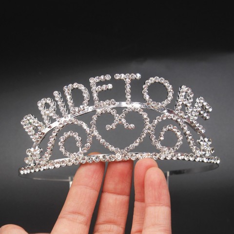 Bride to Be Crystal Bachelorette Party Crown