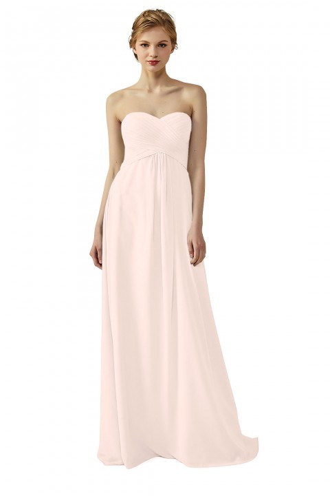 Classic Simple Sweet Heart Bridesmaid Dress