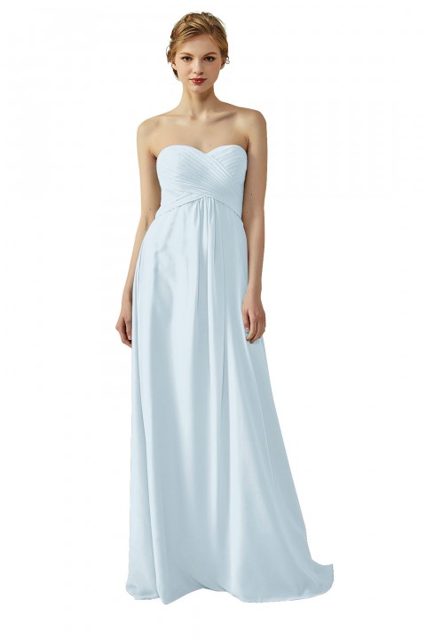 Classic Simple Sweet Heart Bridesmaid Dress