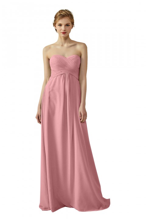 Classic Simple Sweet Heart Bridesmaid Dress