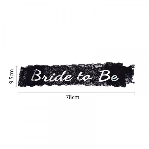 Bride to Be Lace Bachelorette Party Sashes
