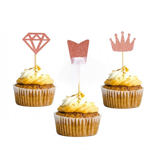 Bachelorette Bridal Party Cake Toppers