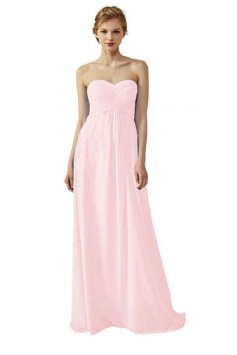 Classic Simple Sweet Heart Bridesmaid Dress