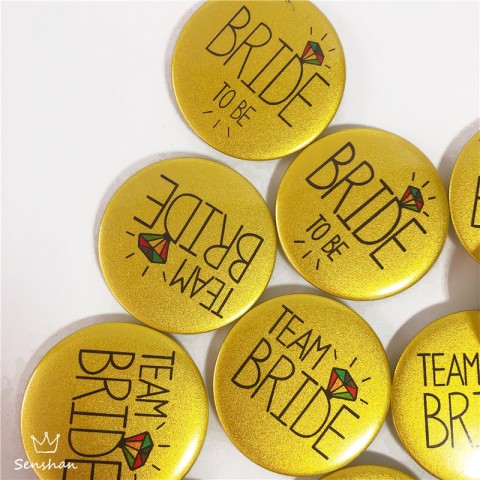 Team Bride & Bride to Be Bachelorette Party Badge