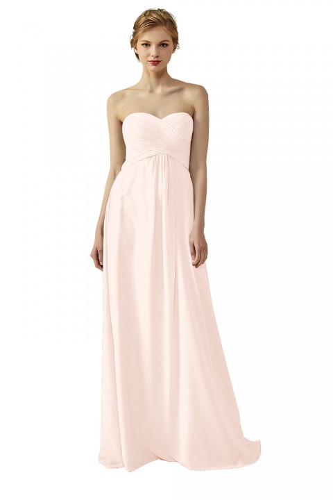 Classic Simple Sweet Heart Bridesmaid Dress