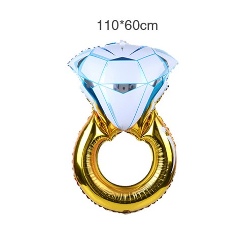 Bachelorette Bridal Party Diamond Ring Balloon