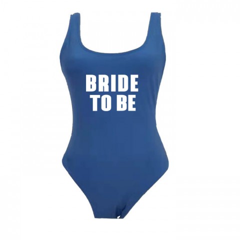 Bride to Be Printed Bachelorette Party One Piece Swimsuit