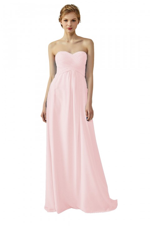 Classic Simple Sweet Heart Bridesmaid Dress