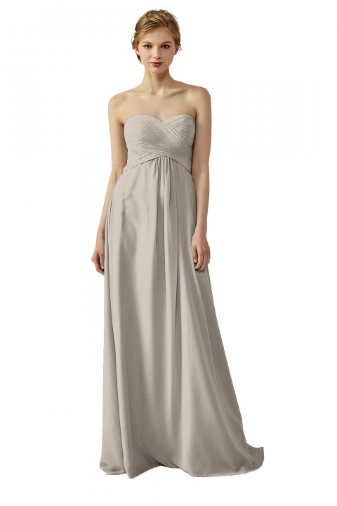 Classic Simple Sweet Heart Bridesmaid Dress