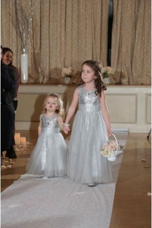 junior bridesmaid dress rose gold sequin
