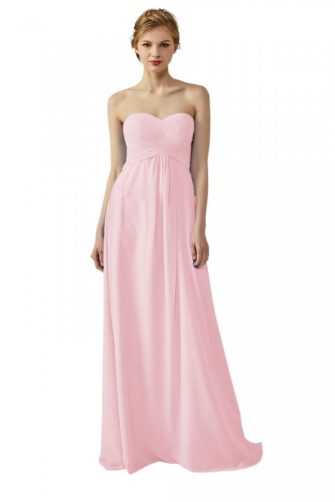 Classic Simple Sweet Heart Bridesmaid Dress