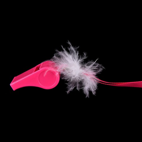 Feather Decor Hen Party Game Fluffy Whistles