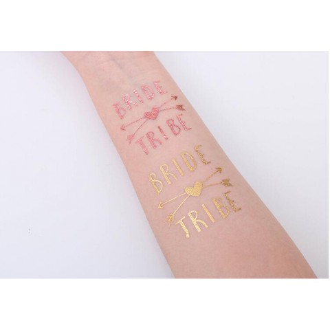 Bride & Bride Tribe Bachelorette Party Tattoos