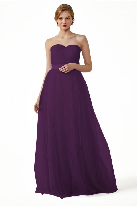 Tulle Sweetheart Convertible Multi-wear Bridesmaid Dress