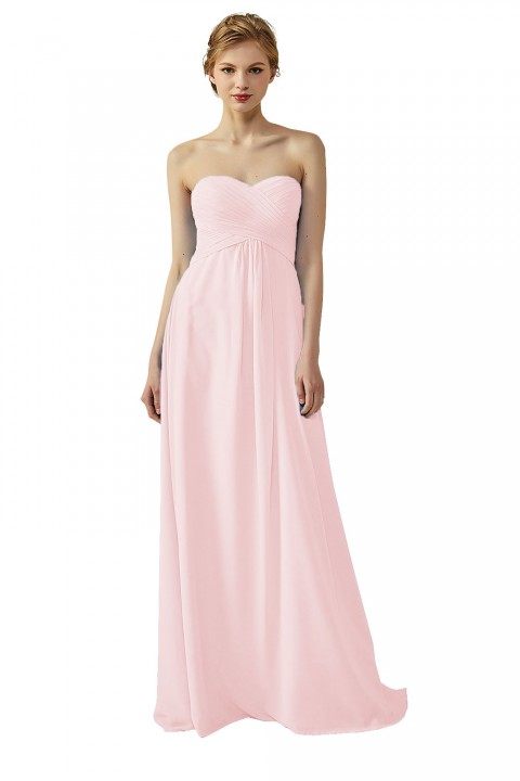 Classic Simple Sweet Heart Bridesmaid Dress