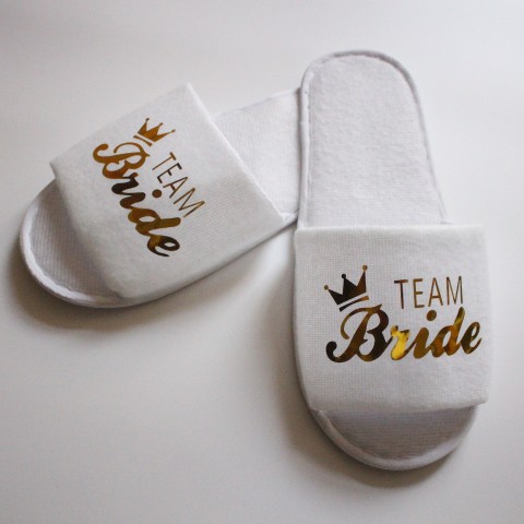 Slogan Printed Bachelorette Party Slippers