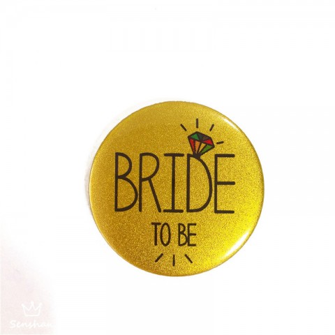 Team Bride & Bride to Be Bachelorette Party Badge