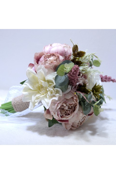 Artificial Flower Leaf Silk Wedding Bouquet