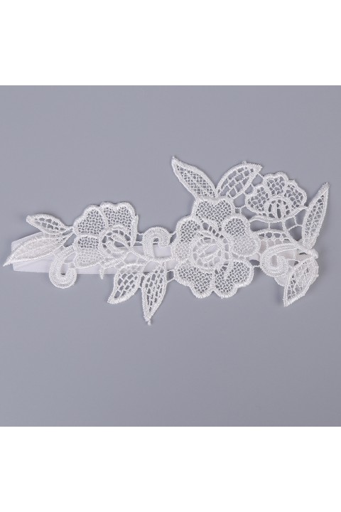 Floral Lace Elastic Bridal Garter