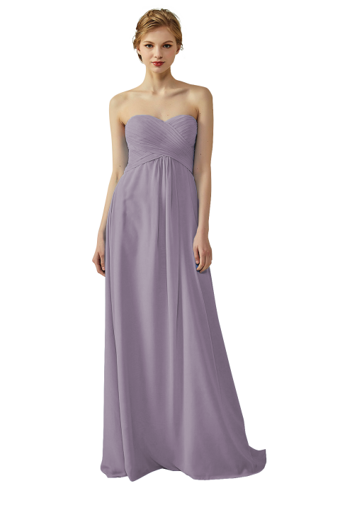 Classic Simple Sweet Heart Bridesmaid Dress