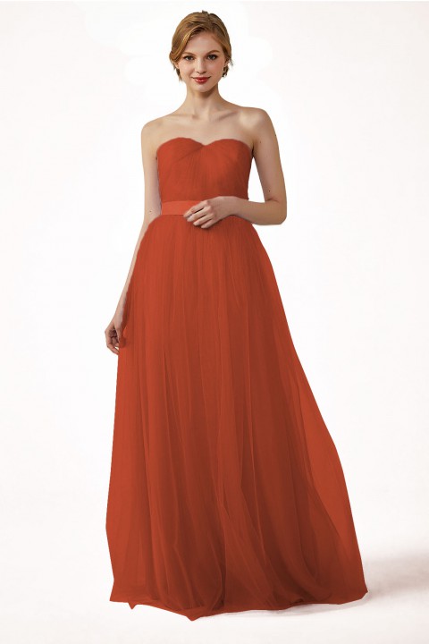 Tulle Sweetheart Convertible Multi-wear Bridesmaid Dress