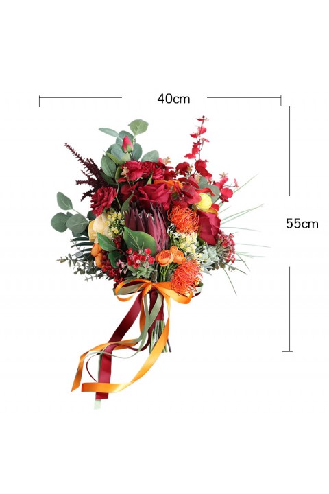 Artificial Silk Mix & Match Wedding Flower Bridal Bouquet