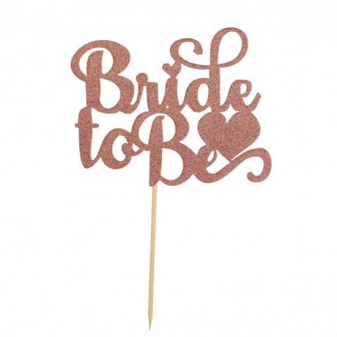 Bride to Be Bachelorette Party Cake Toppers