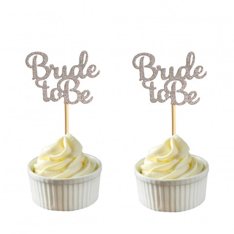 Bride to Be Bachelorette Party Cake Toppers