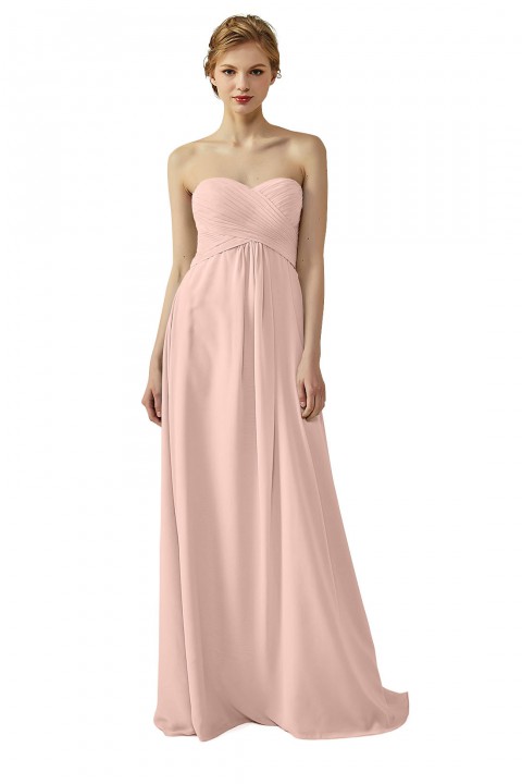 Classic Simple Sweet Heart Bridesmaid Dress