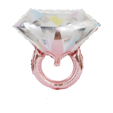 Bachelorette Bridal Party Diamond Ring Balloon